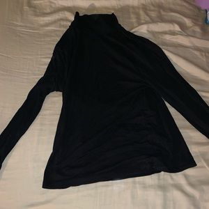 Long sleeve turtleneck crop top